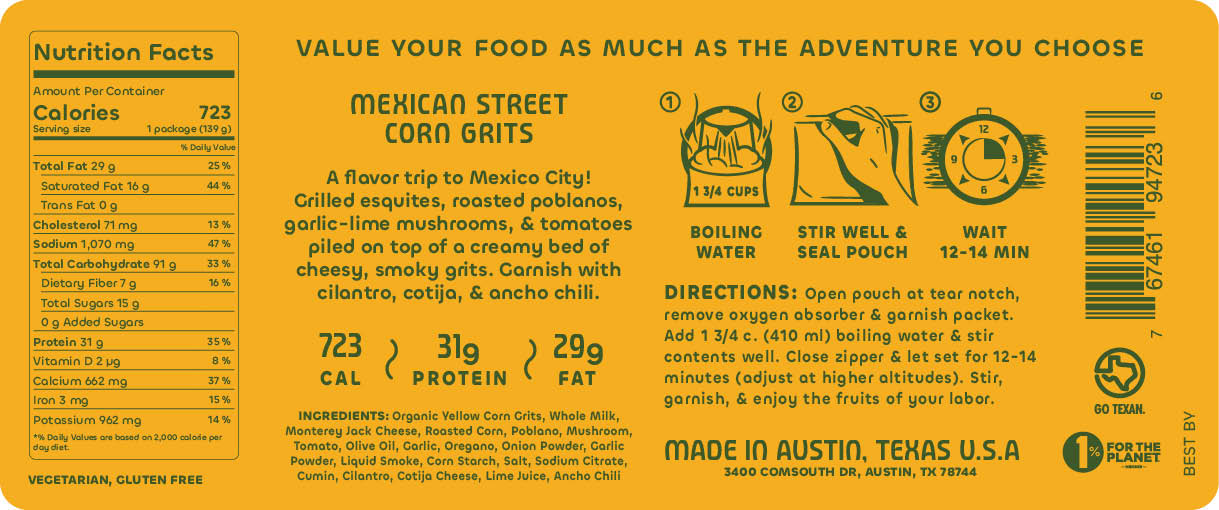 Bowl & Kettle: Mexican Street Corn Grits