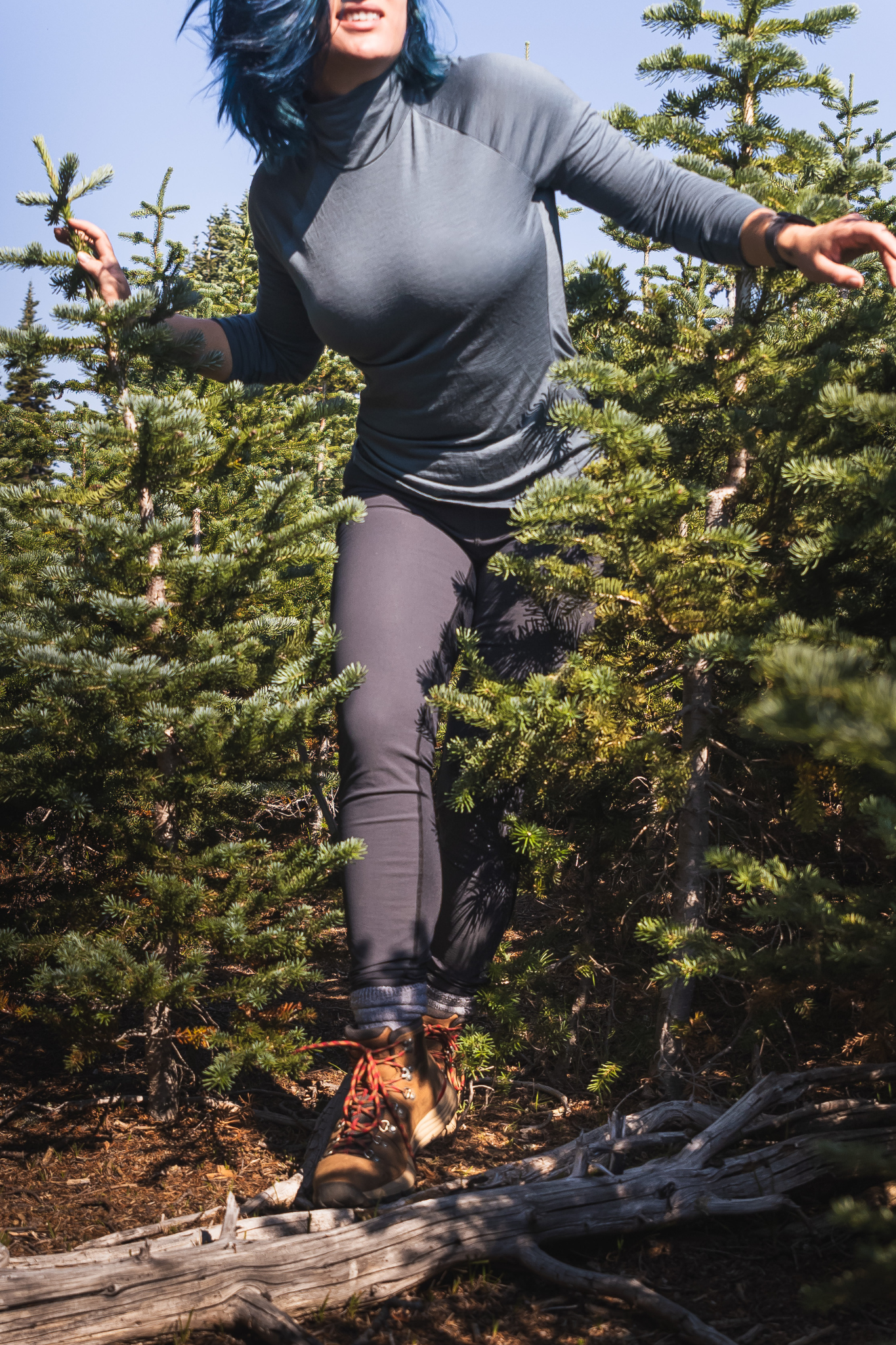Merino Wool Isostatic T-Neck Top