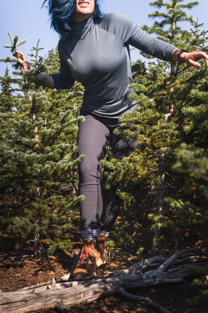 Merino Wool Isostatic T-Neck Top