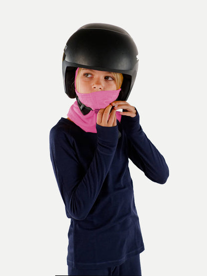 Merino Balaclava with Ponytail Hole – All Ages