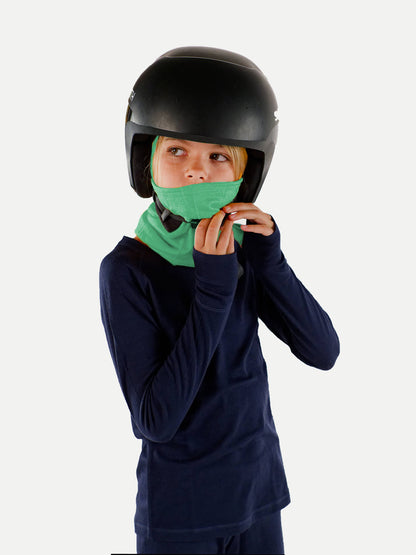 Merino Balaclava with Ponytail Hole – All Ages