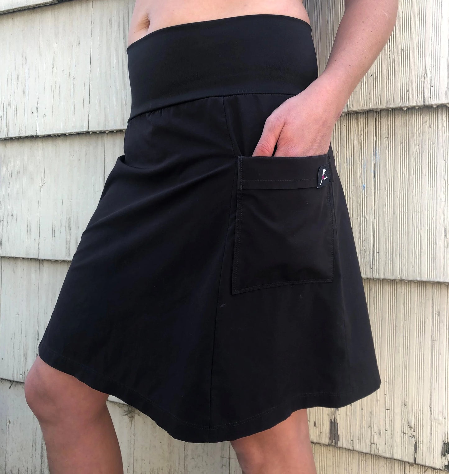 Purple Rain Adventure Skirt - Black