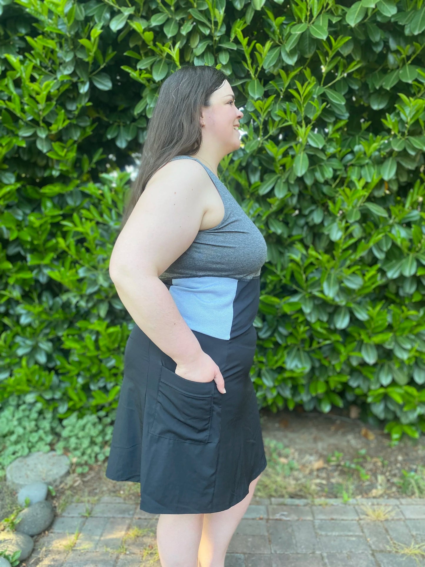 Purple Rain Adventure Dress - Black