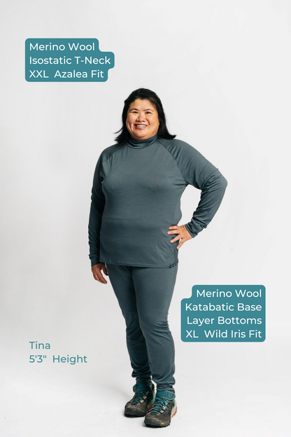 Merino Wool Isostatic T-Neck Top
