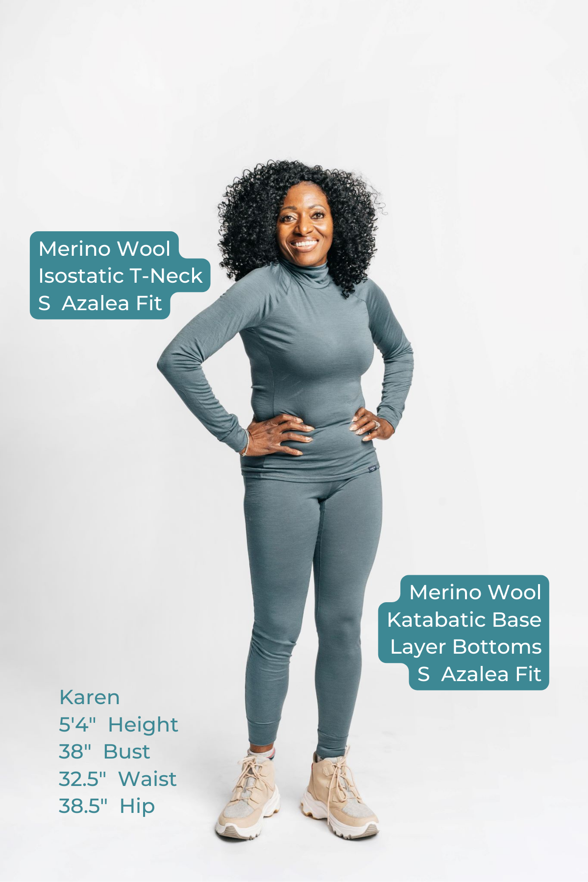 Merino Wool Isostatic T-Neck Top