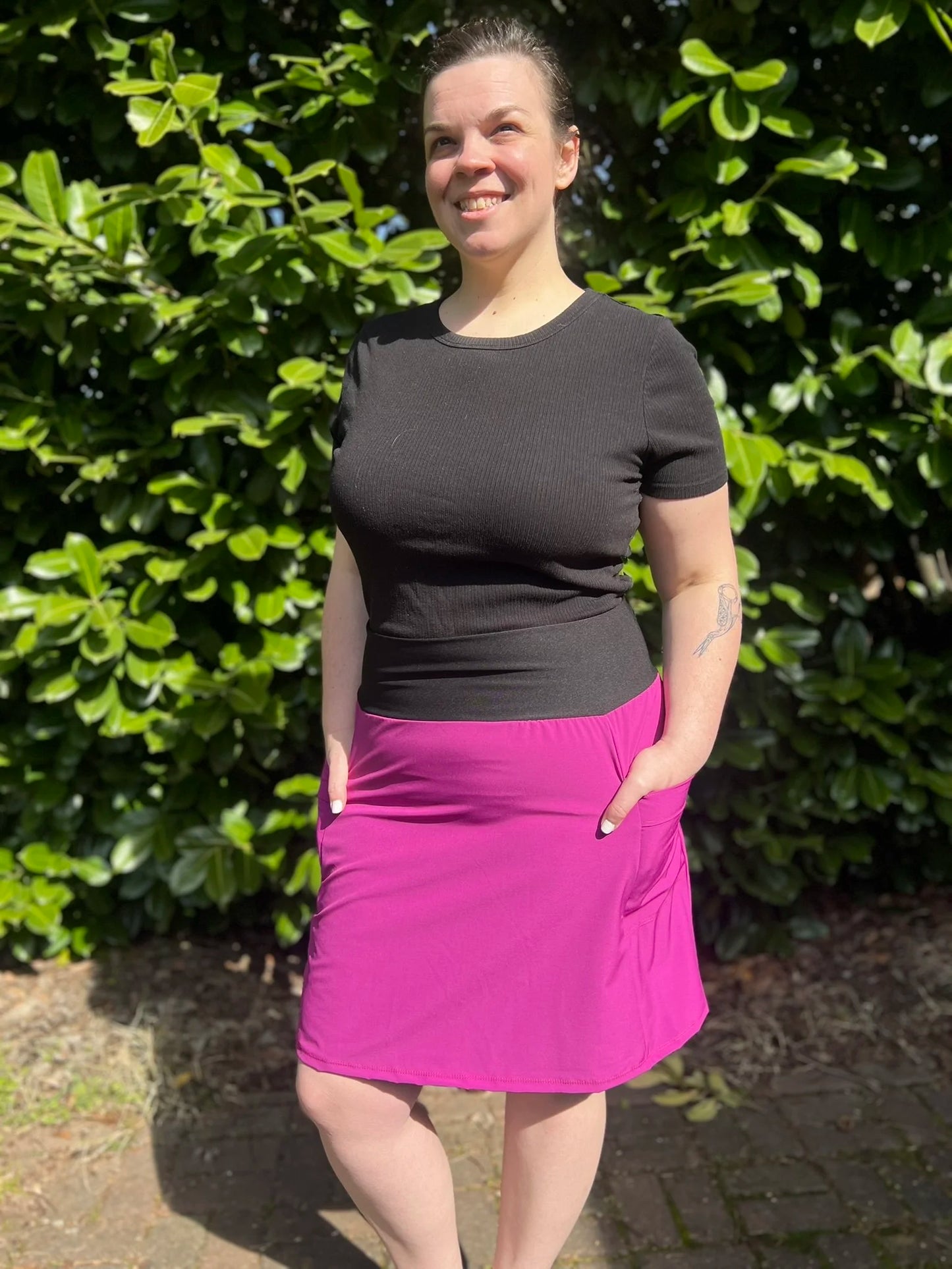 Purple Rain Adventure Skirt - Magenta
