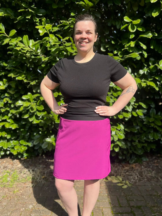 Purple Rain Adventure Skirt - Magenta